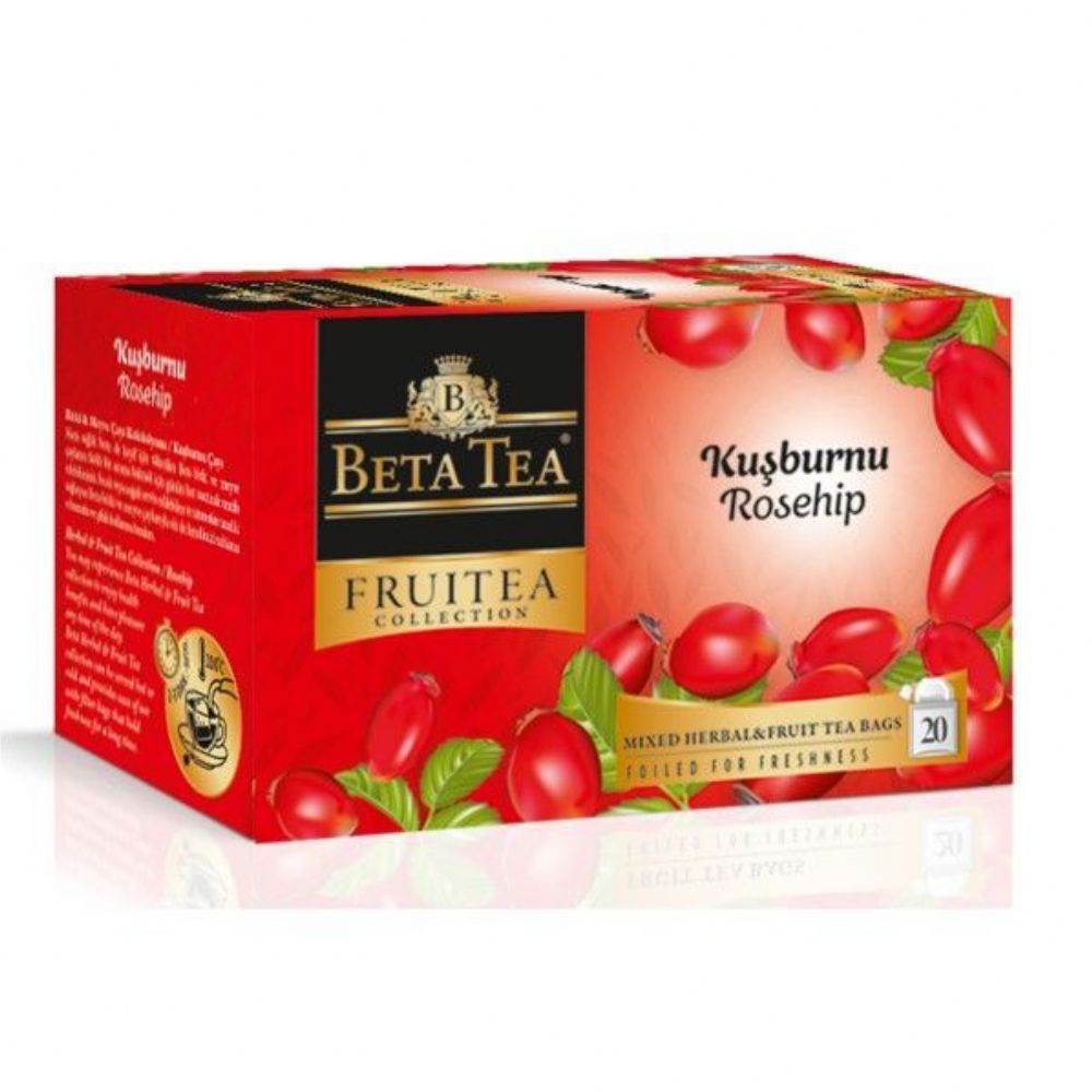 Beta Tea Kuşburnu Çayı 20x2,5 Gr - Beta Fruitea Collection ...
